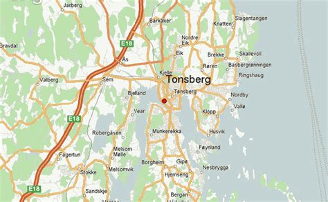 tonsberg norway map.
